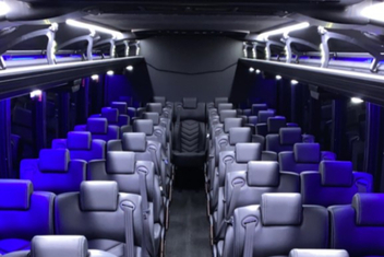 Ogden Charter Bus Interior