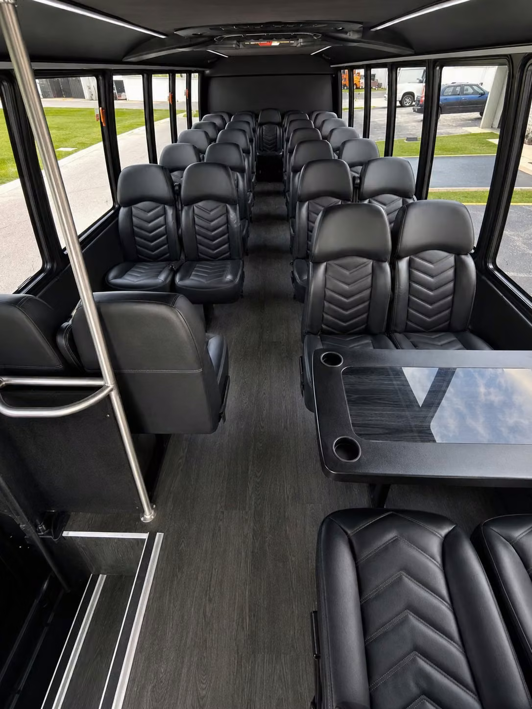 15 passenger minibus inside