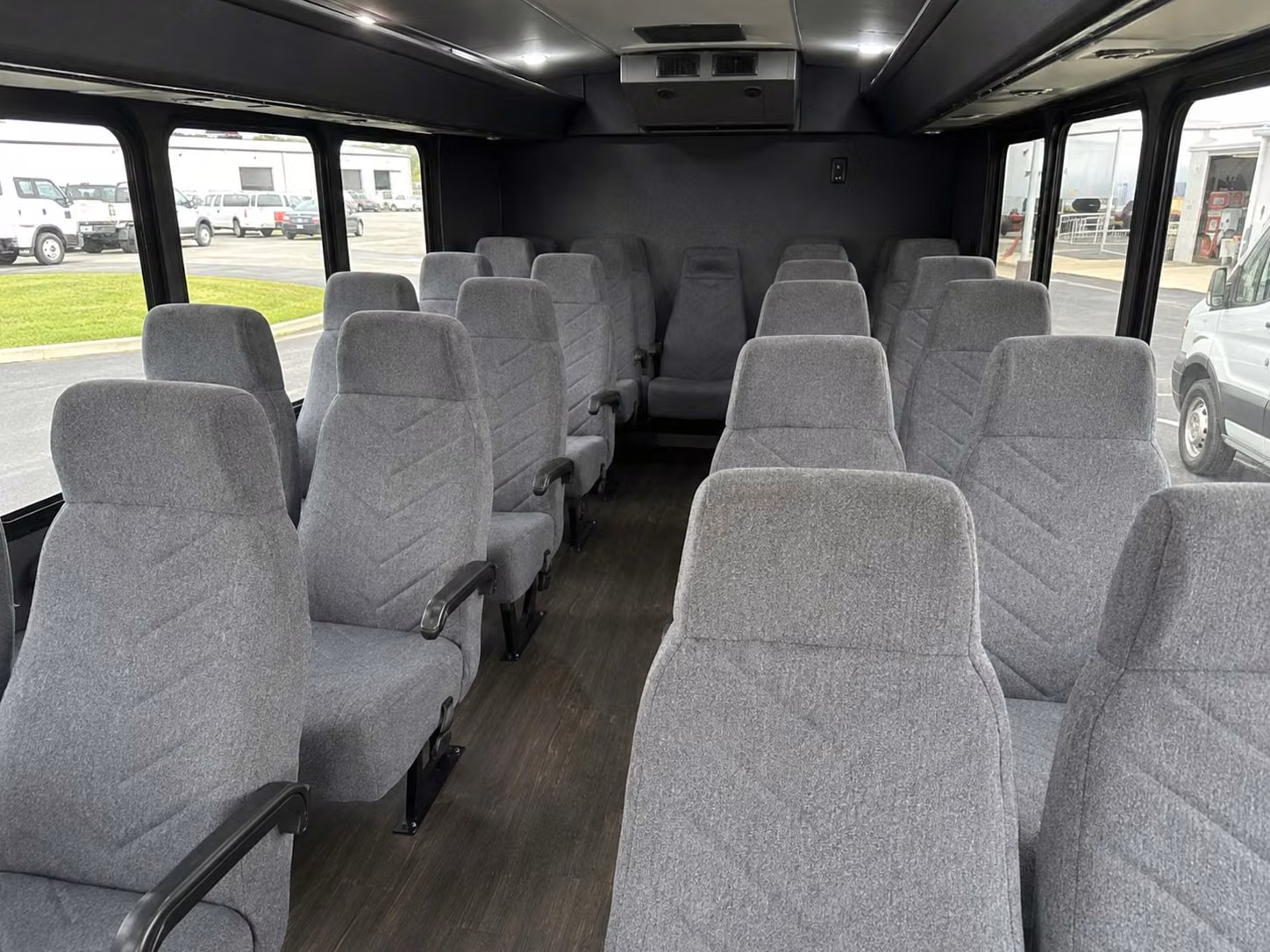 15 passenger minibus interior
