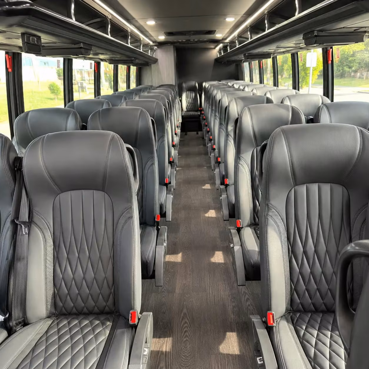25 passenger minibus interior