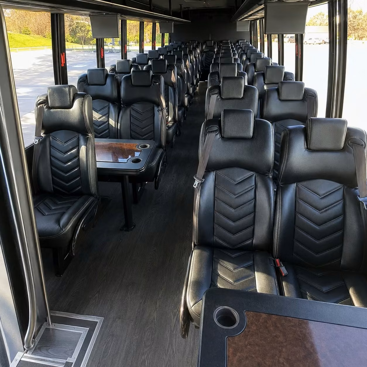 28 passenger minibus interior