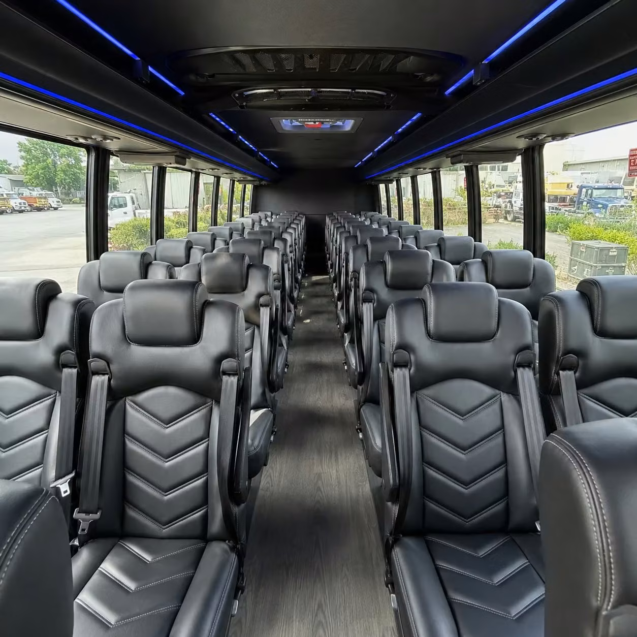 30 passenger minibus inside