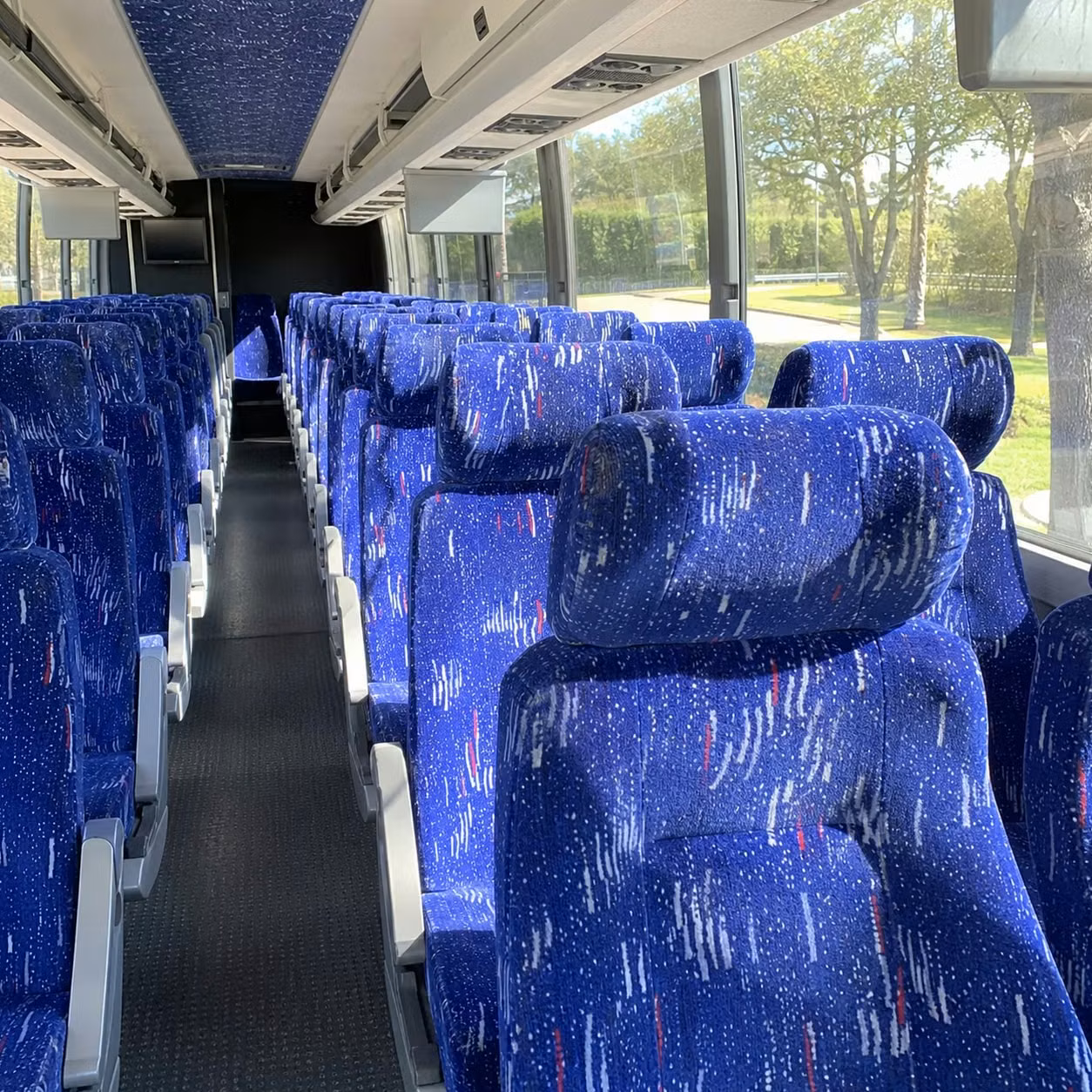ogden charter bus rental inside