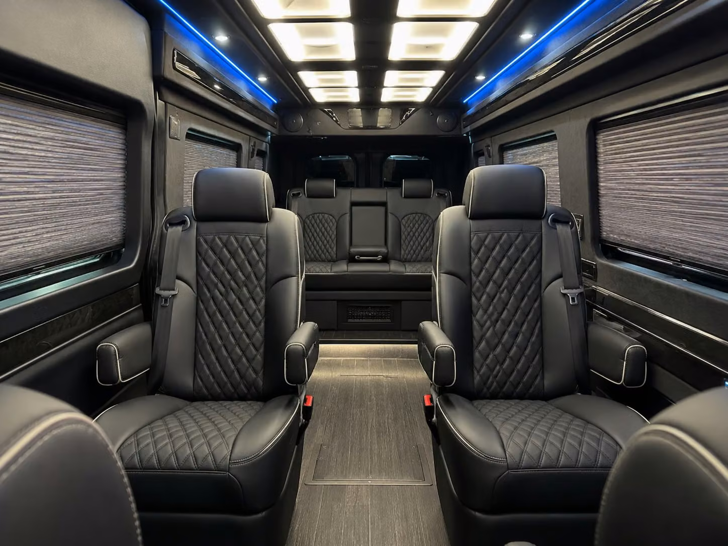 sprinter van with driver inside
