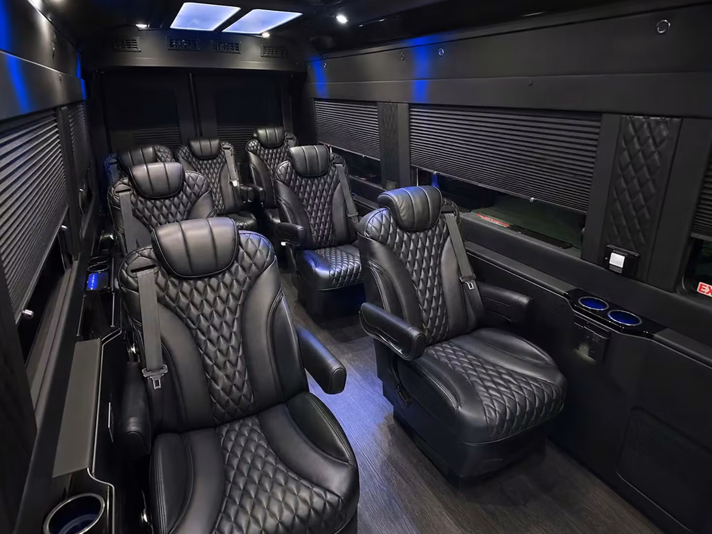 sprinter van with driver interior